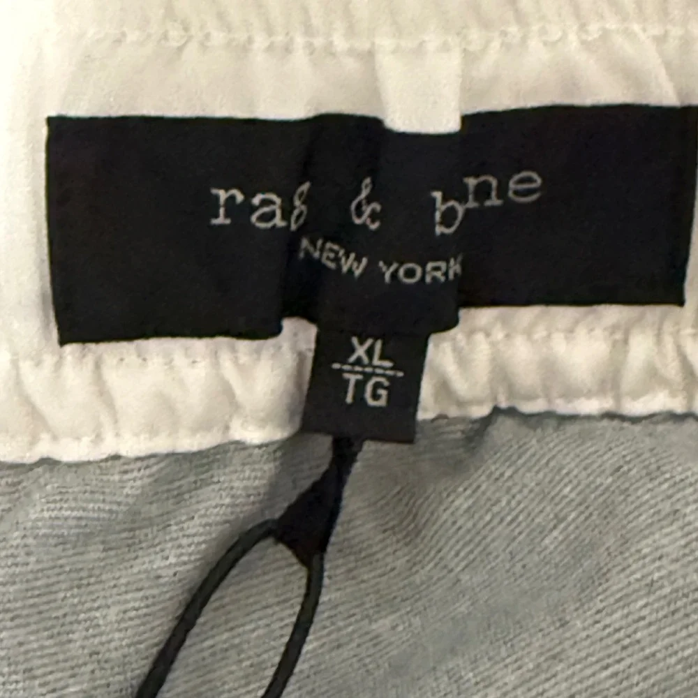 Rag & Bone Pursuit Active Shorts Mens XL White MBW23S9284TBML NWT $175